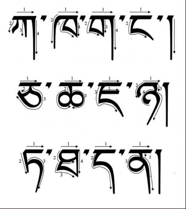 字母笔顺（一）