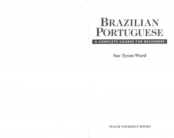 Teach Yourself Brazilian Portuguese1